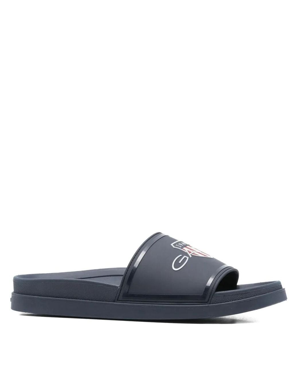 Gant Blue Pierbay Logo-Embellished Sliders for men