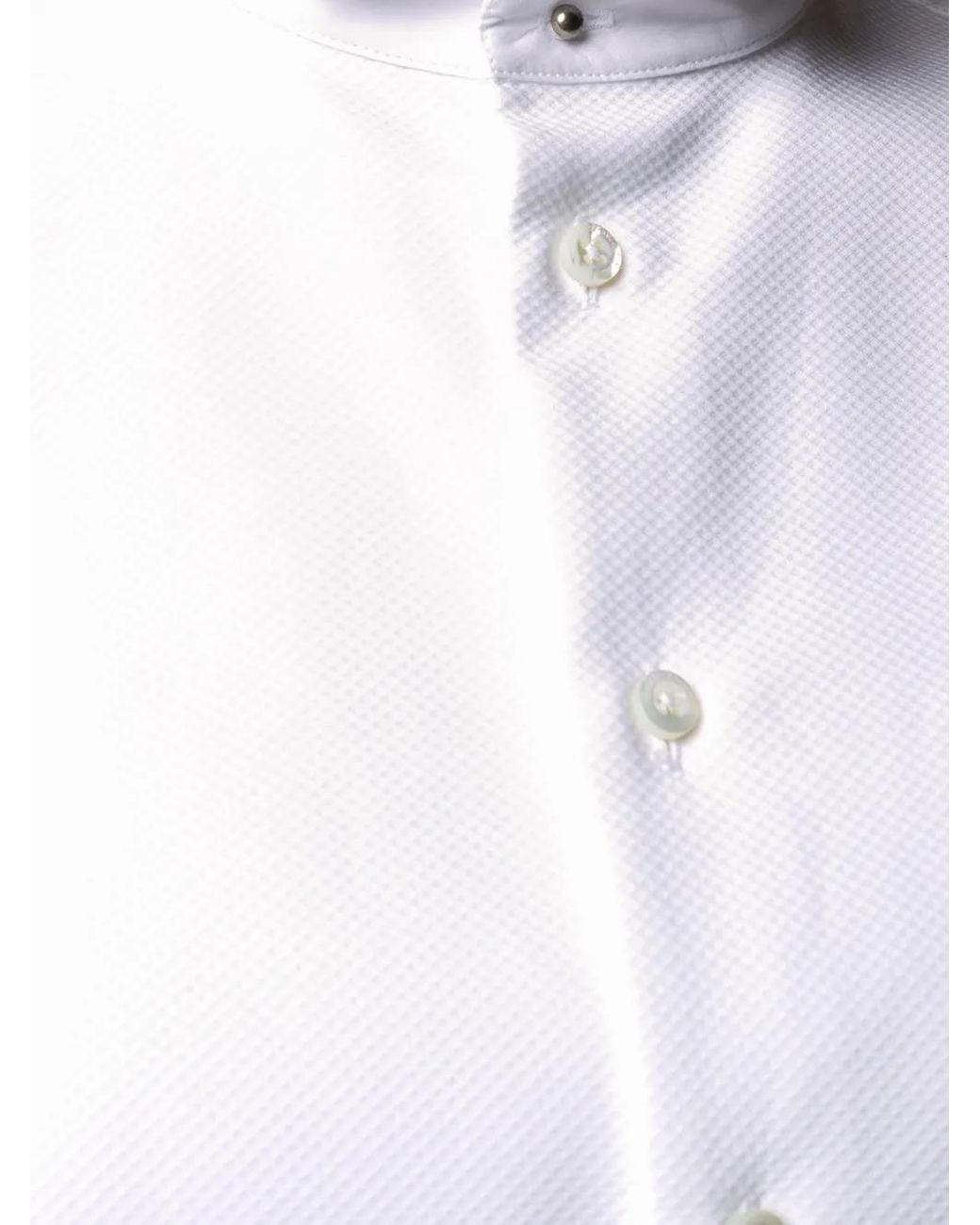 Ralph Lauren White Wingtip-Collar Tuxedo Shirt