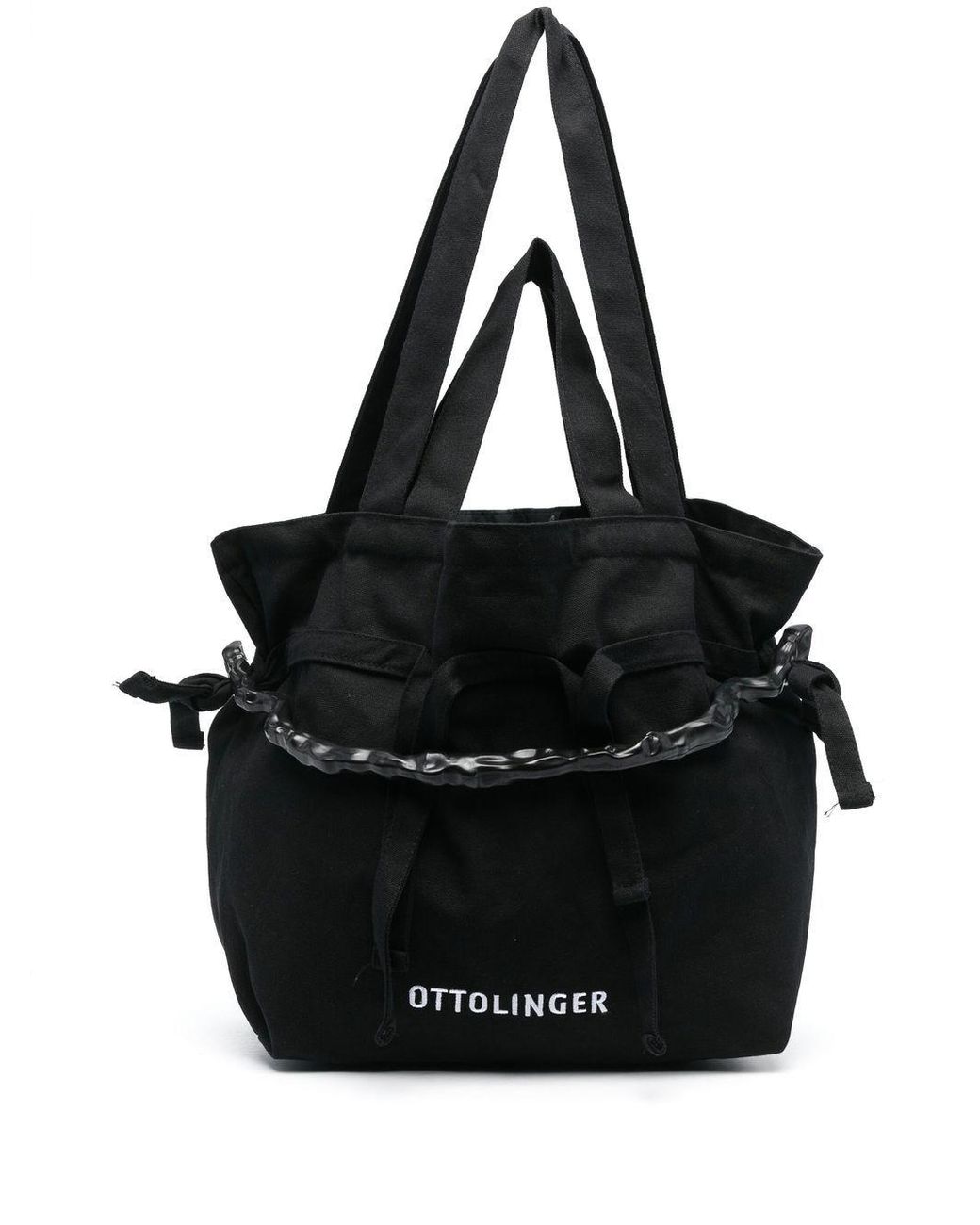Ottolinger Denim Tote in Black