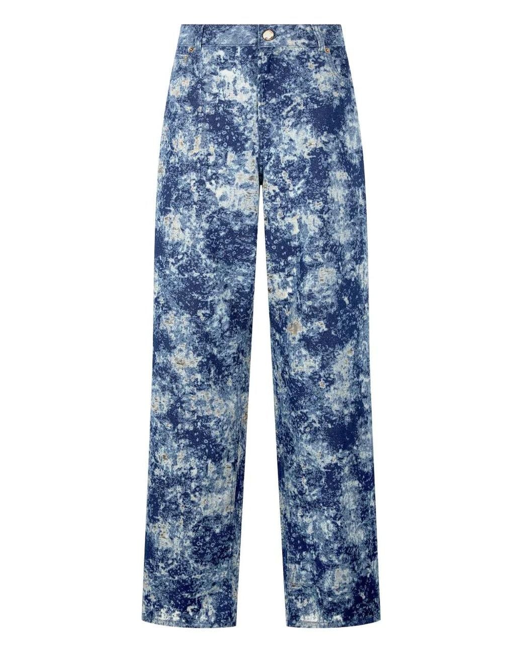 Roberto Cavalli Blue Loose-Fit Jeans