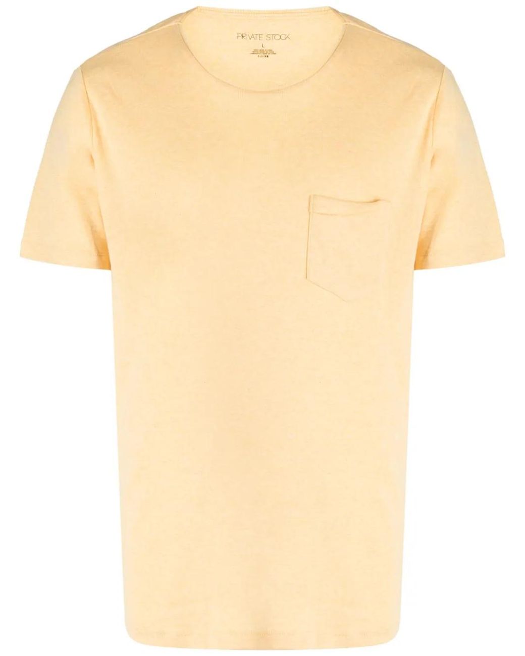 Private Stock Natural T-Shirt The Hector À Col Rond for men