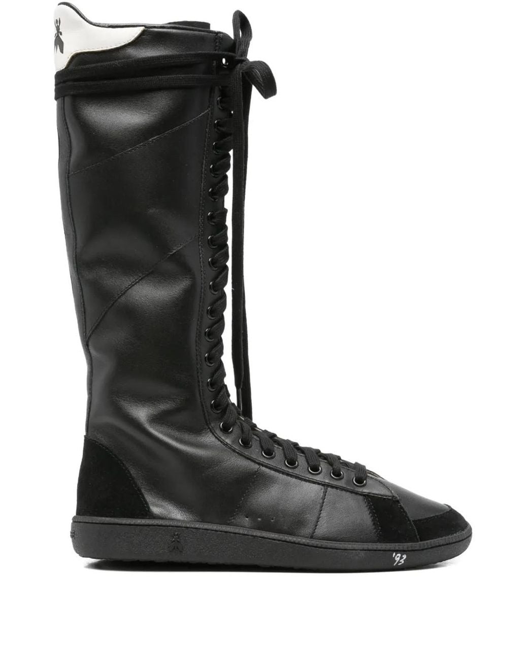 Patrizia Pepe Black Boxeur Skin '93 Sneakers