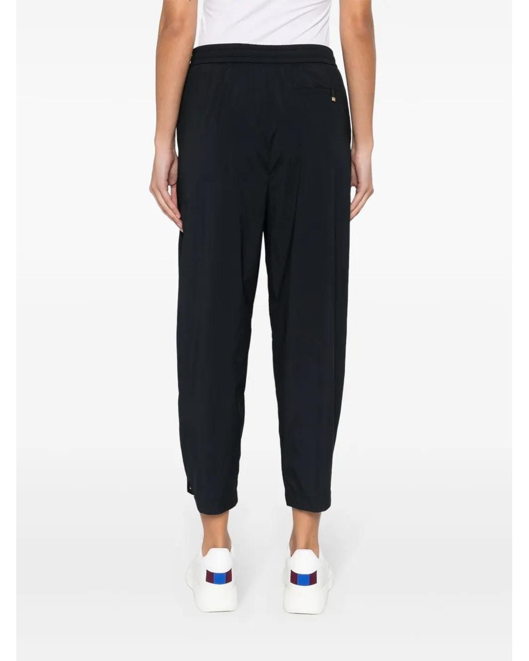 Herno Blue Dart-Detailing Trousers