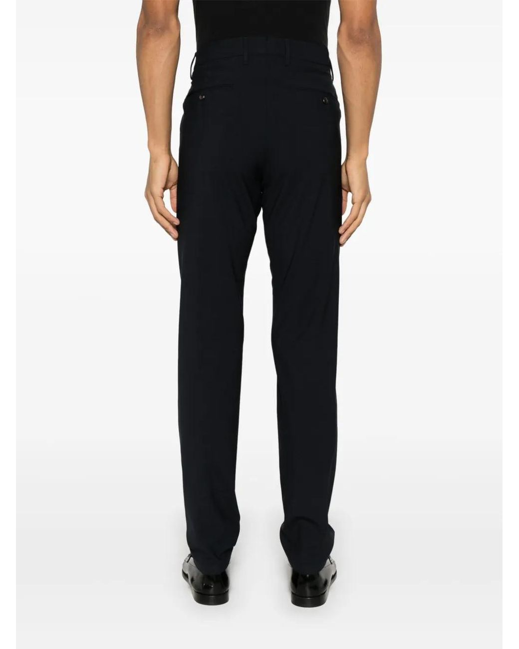 Eleventy Blue Tapered Trousers for men
