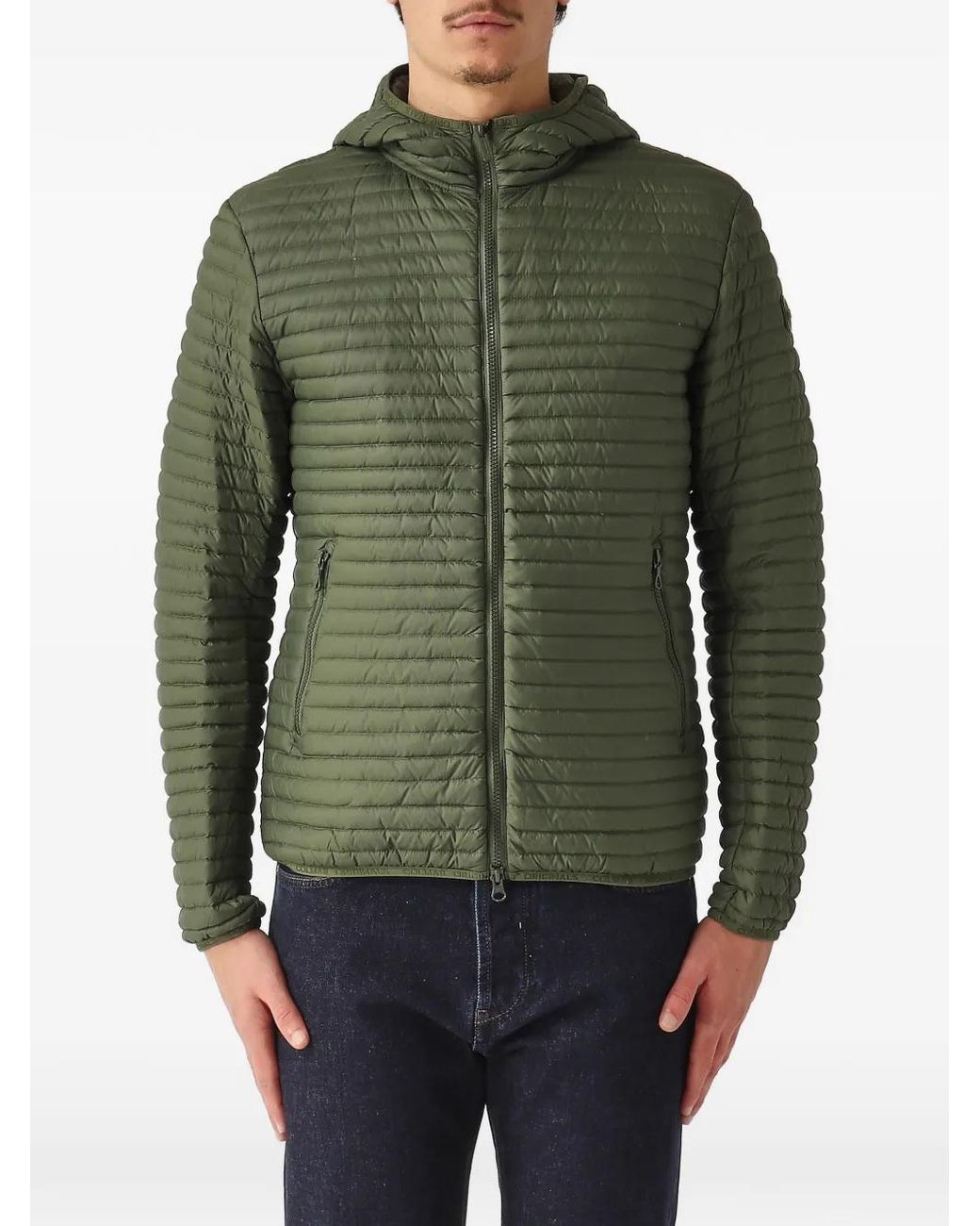 Colmar Green Hooded Zip-Up Jacket for men