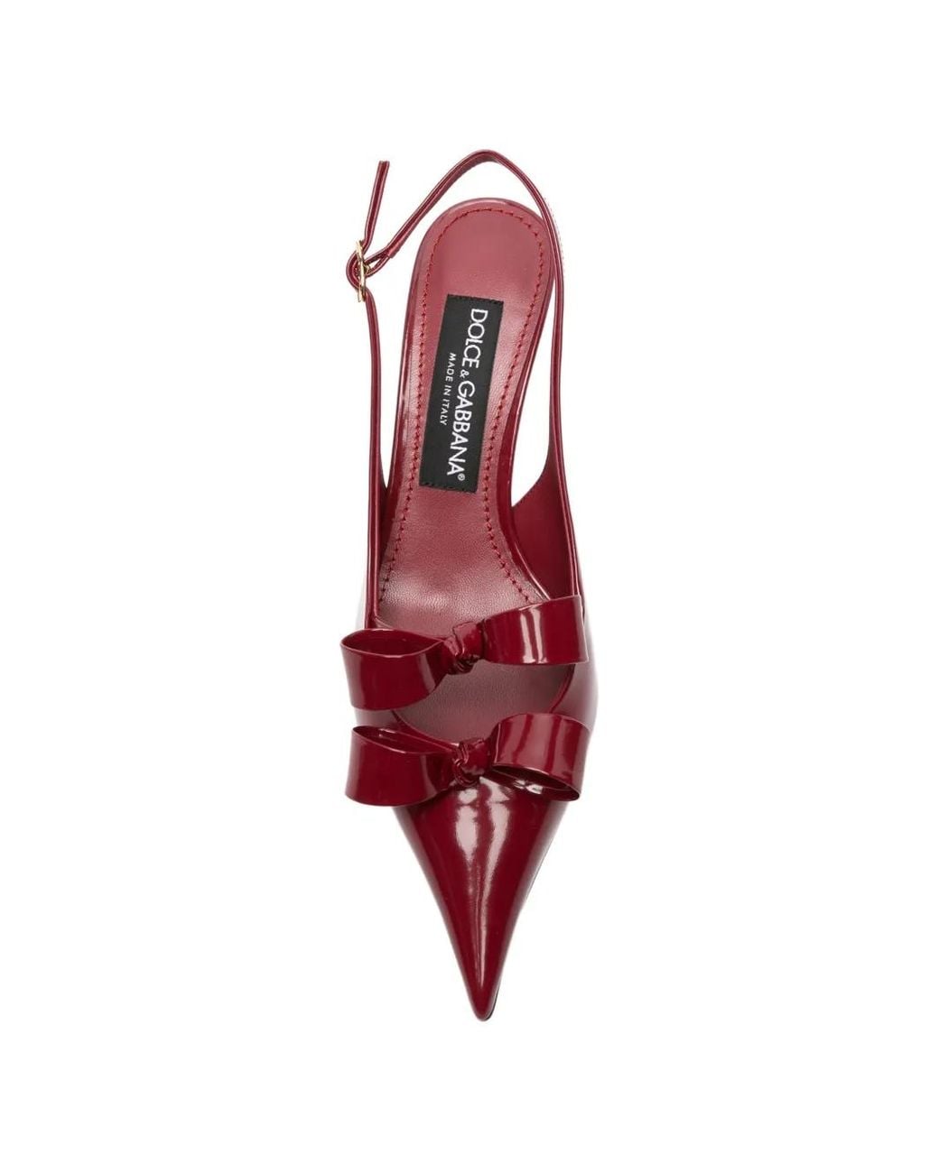 Dolce & Gabbana Purple Calfskin Slingback Pumps