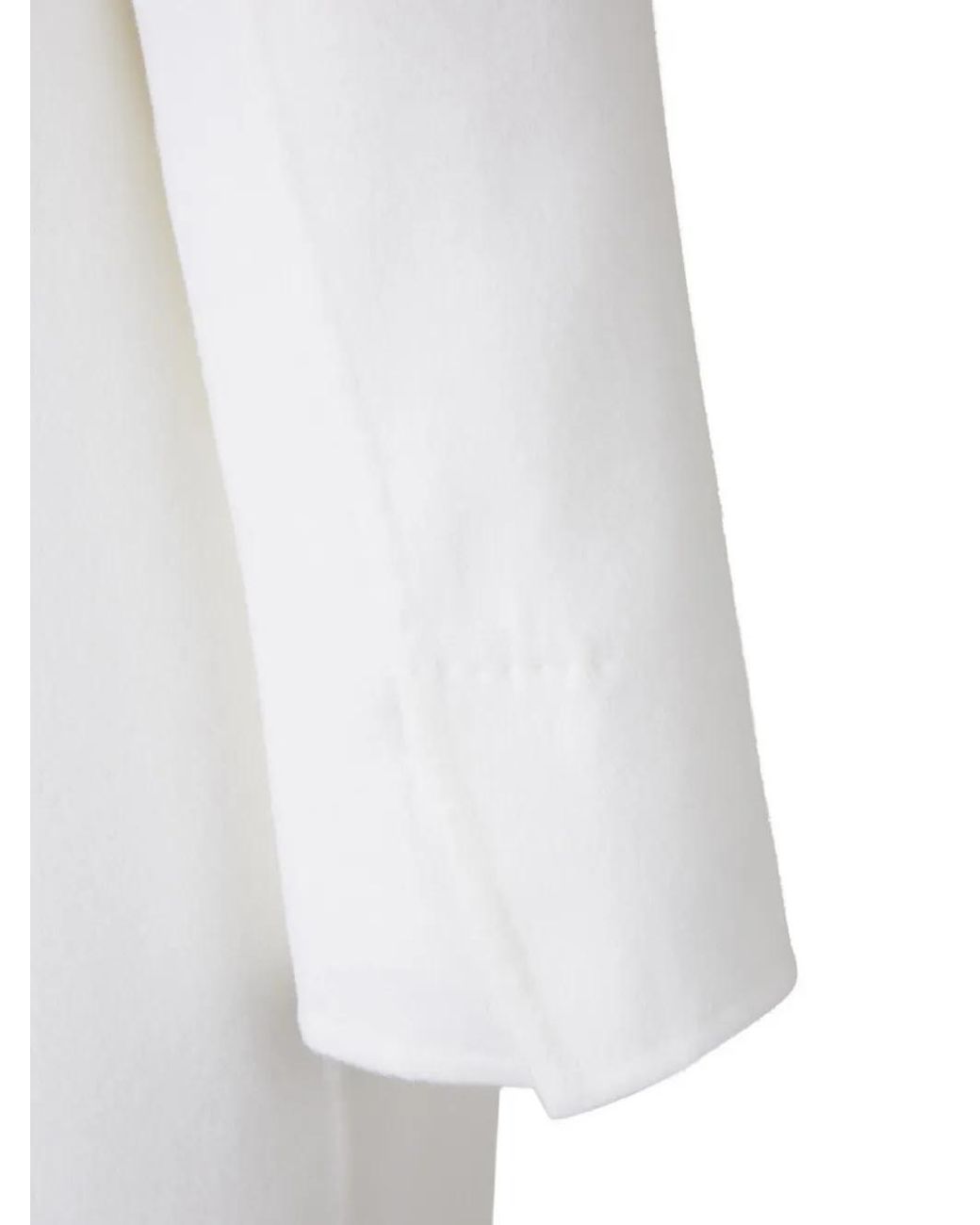 Peserico White Button Coat