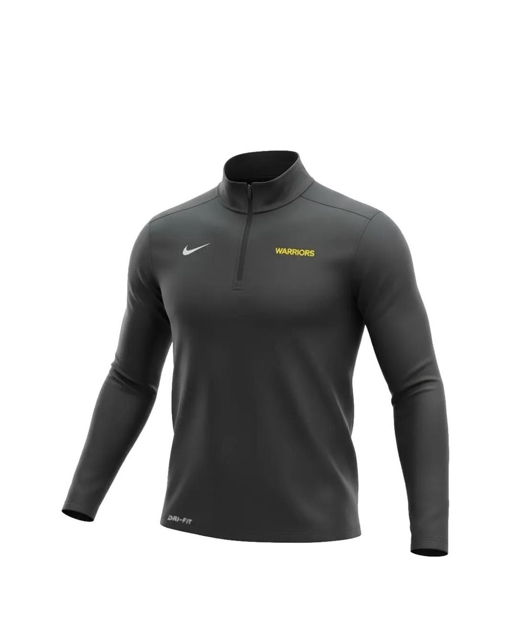 Nike Gray Half-Zip Long-Sleeve T-Shirt for men