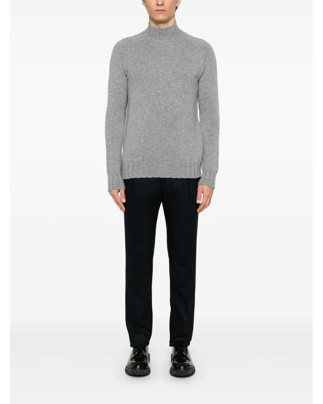 Tagliatore Gray Filbert Sweater for men
