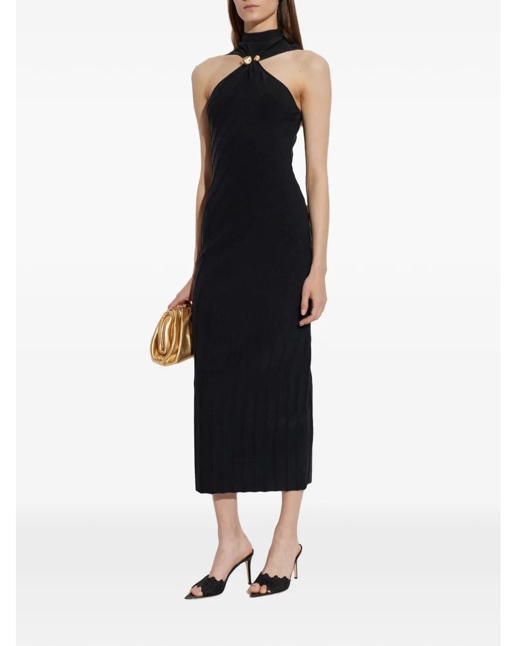 Gianvito Rossi Black Yvonne Mules