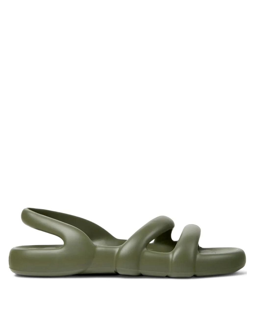 Camper Green Kobarah Strap Flat Sandals for men