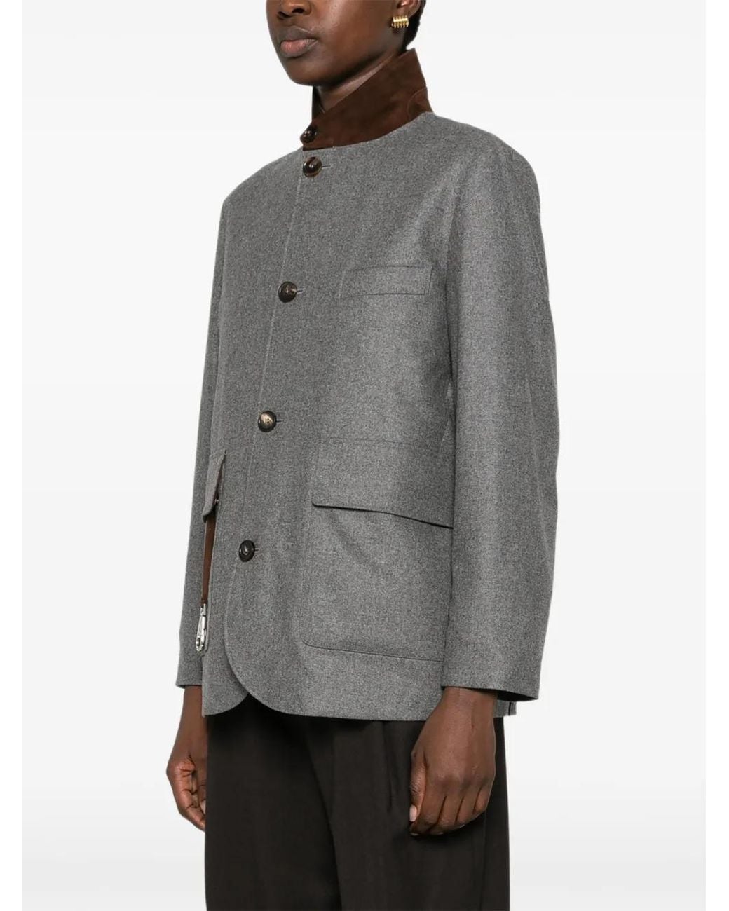 Loro Piana Gray Roadster Mini Jacket