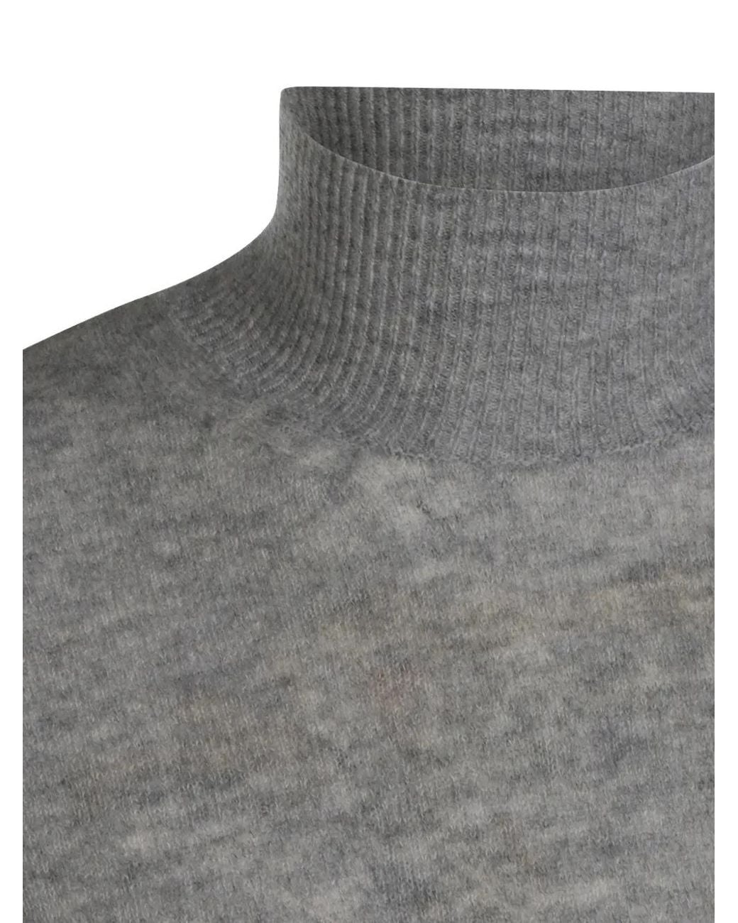 Altea Gray Roll-Neck Knitted Sweater for men