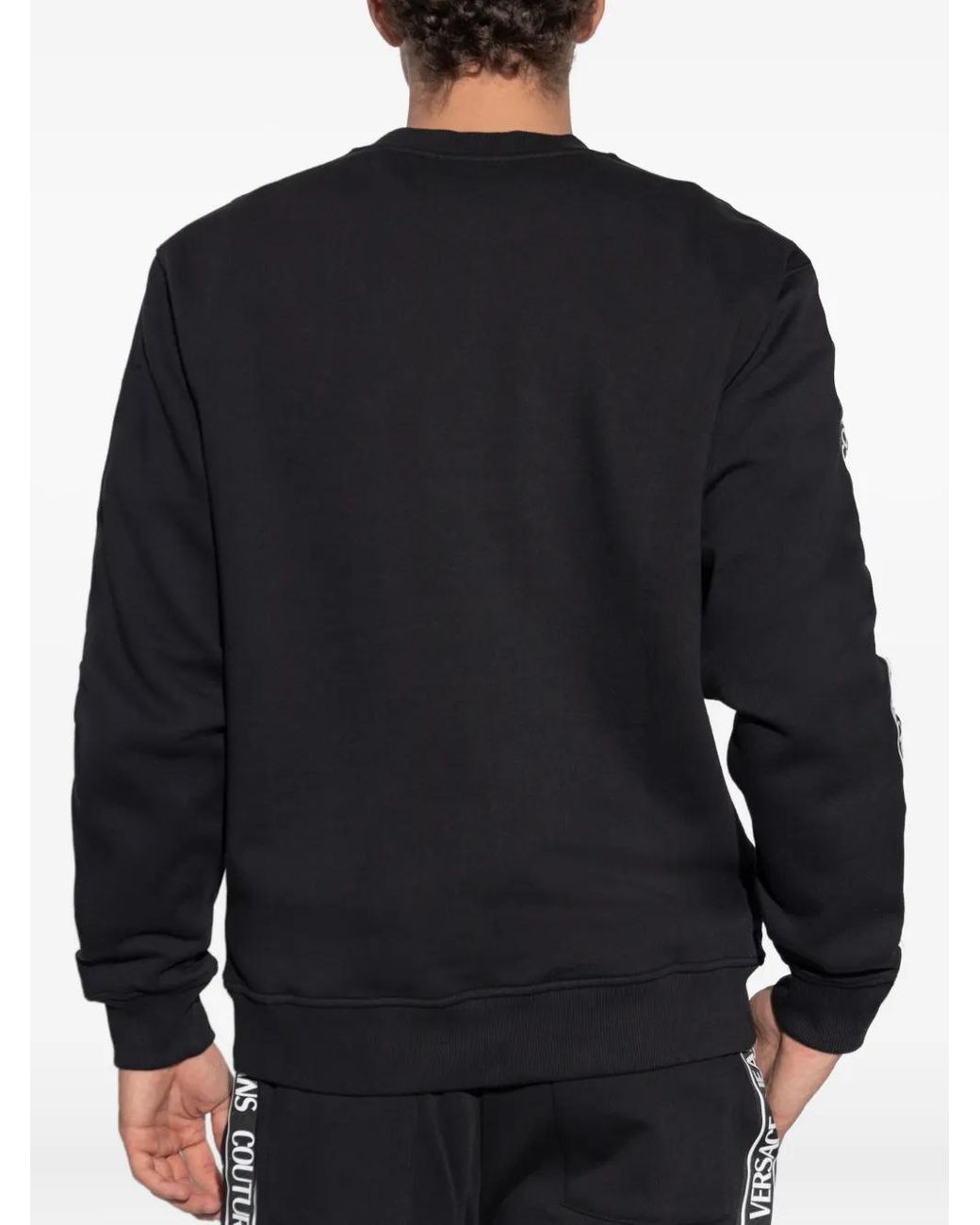 Versace Jeans Couture Blue Logo-Detailing Sweatshirt for men