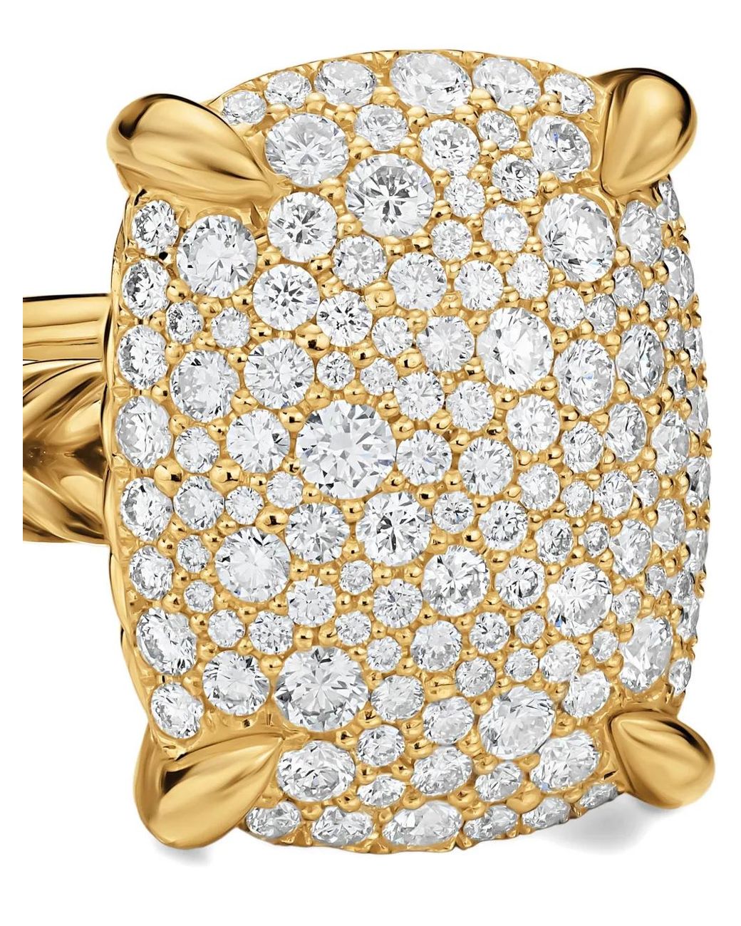 David Yurman White Chatelaine Elongated Ring