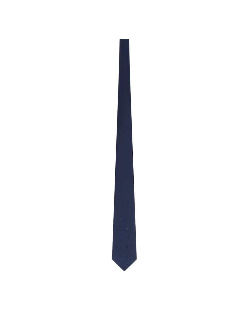 Fursac Blue Silk Twill Tie for men