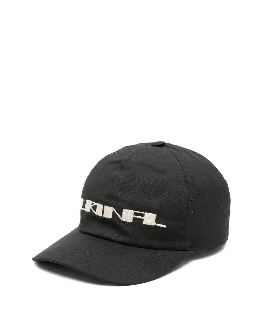 Rick Owens Black Baseball Cap for men