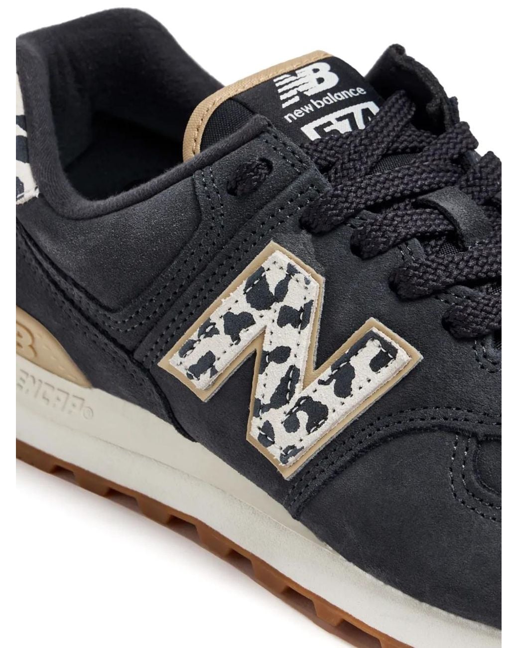 New Balance Blue 574 Lace-Up Sneakers