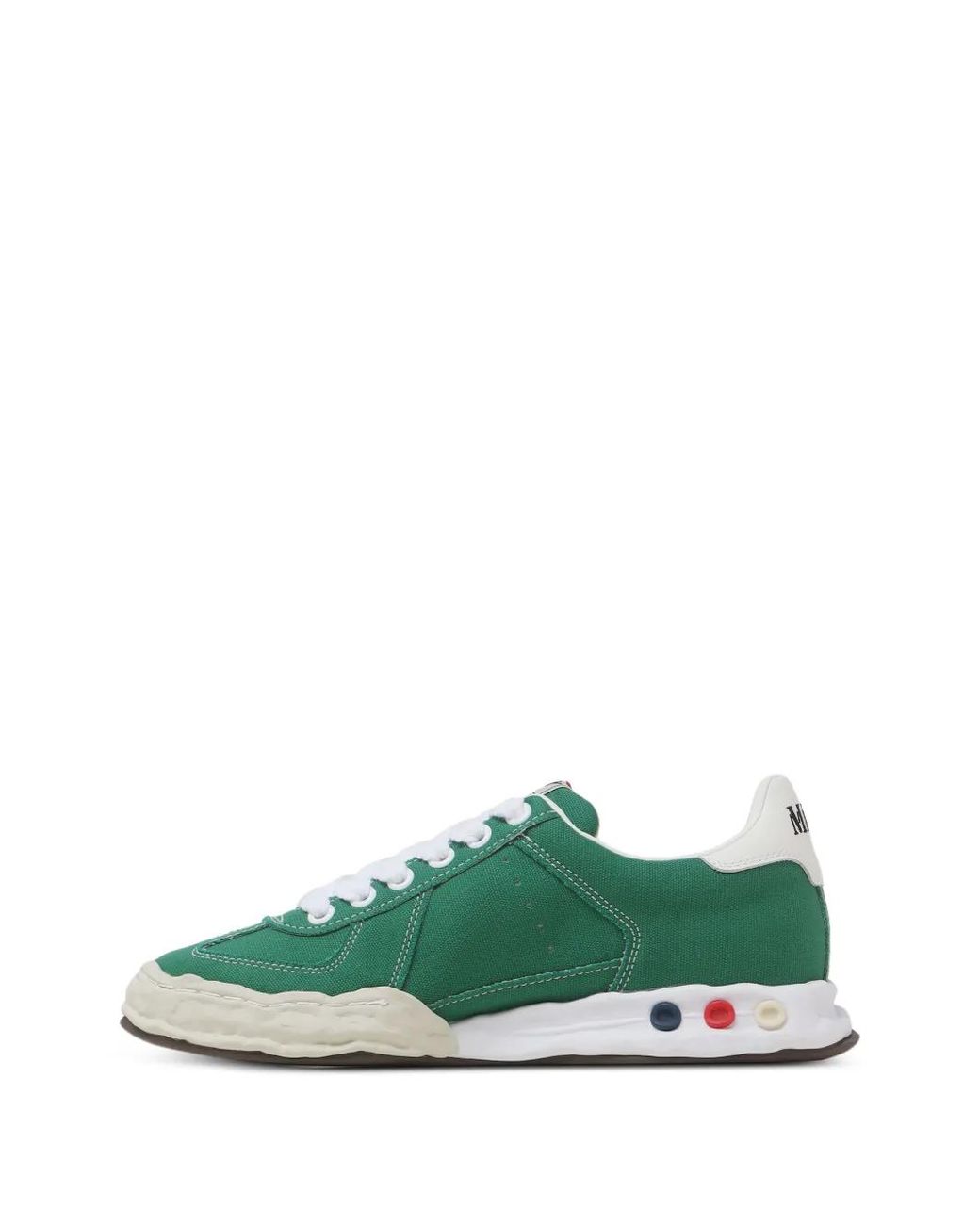 Maison Mihara Yasuhiro Green Herbie Original Sole Canvas Low-Top Sneakers for men
