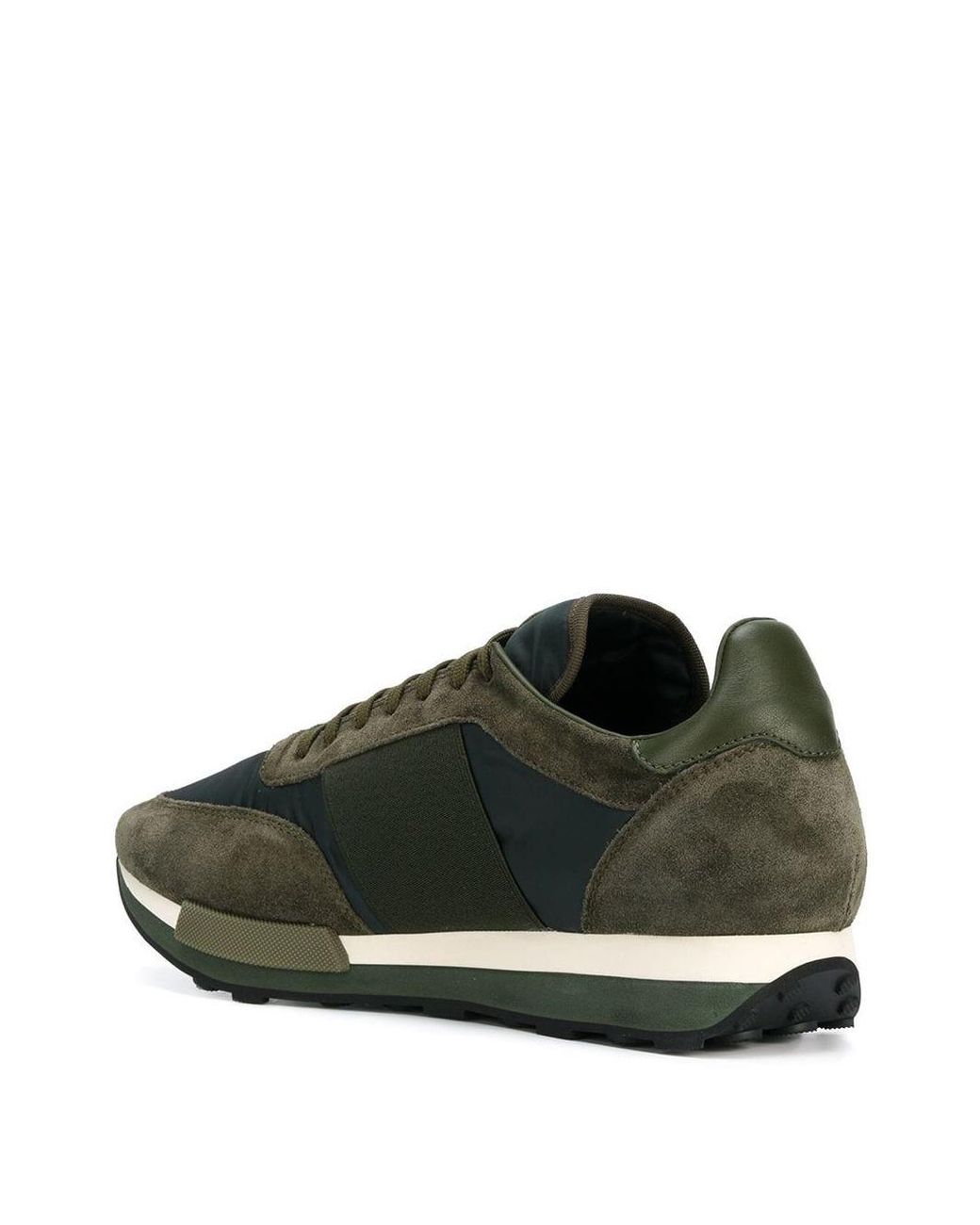 Moncler Suede Horace Sneakers in Green for Men | Lyst