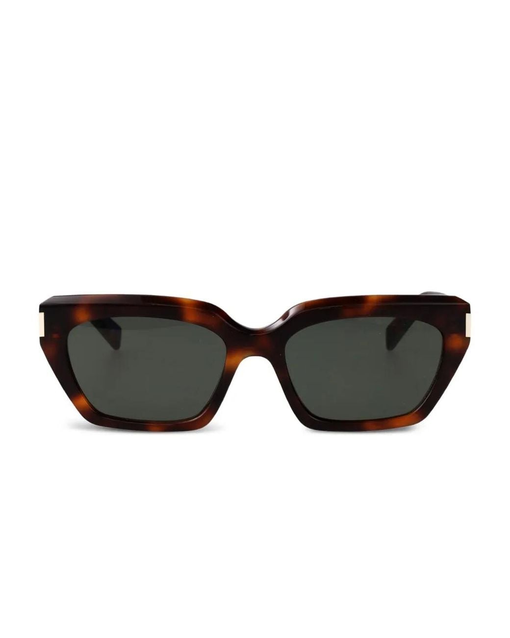 Saint Laurent Black Page Cat-Eye Sunglasses