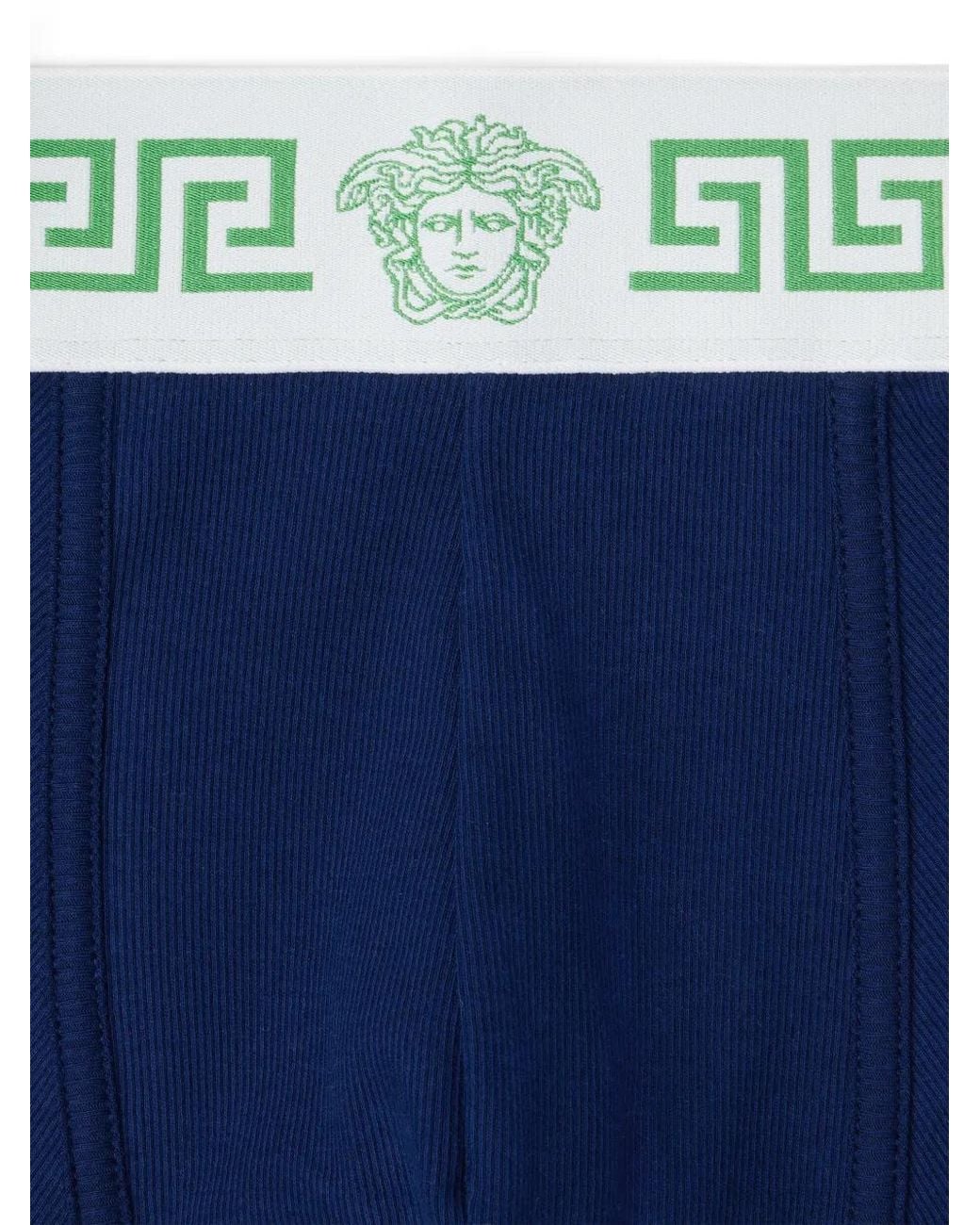 Versace Medusa Head Greca Boxershorts in Blue für Herren