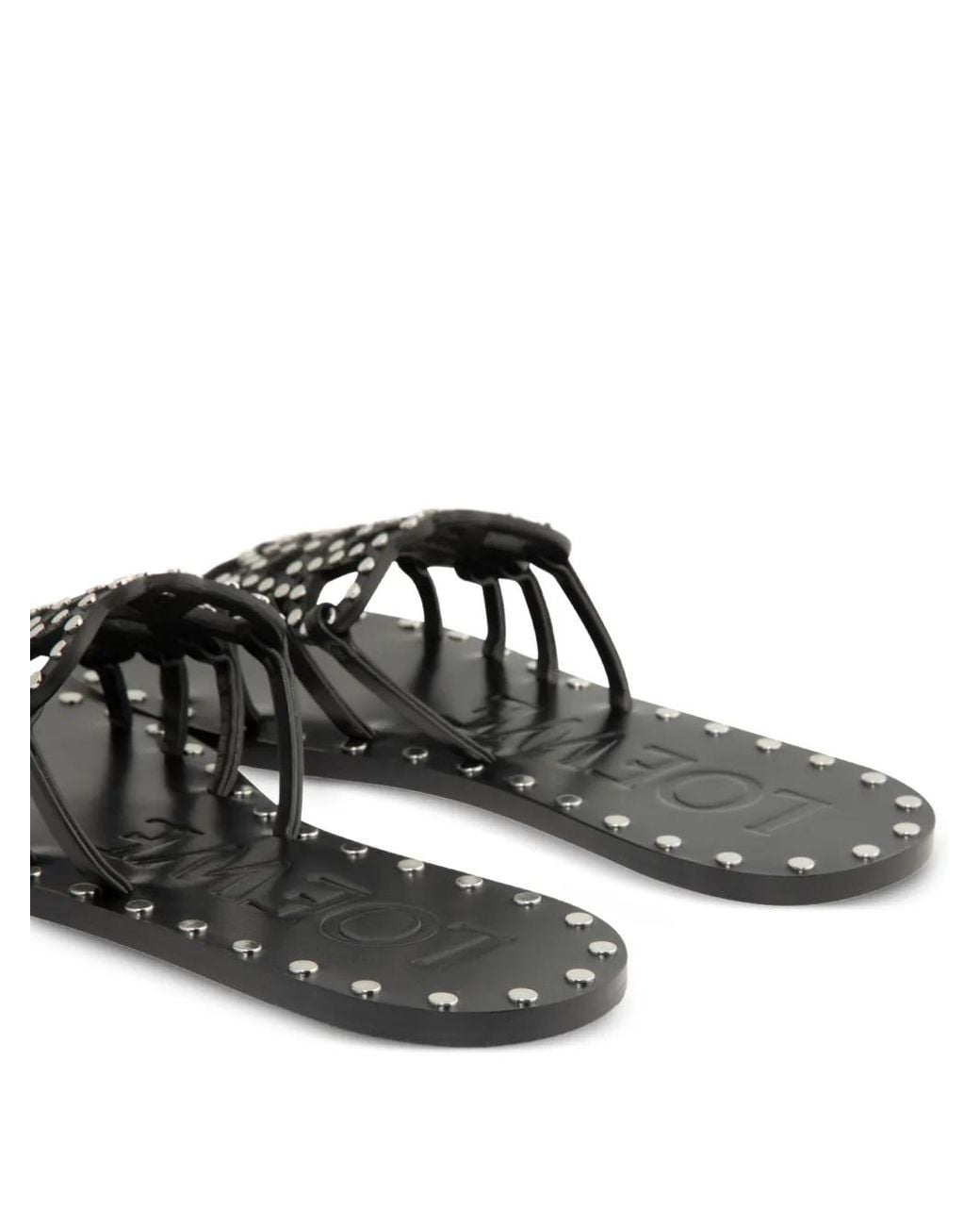 Loewe White Petal Anagram Slides