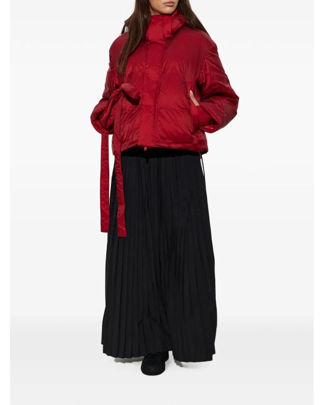 Y-3 Red Hooded Jacket