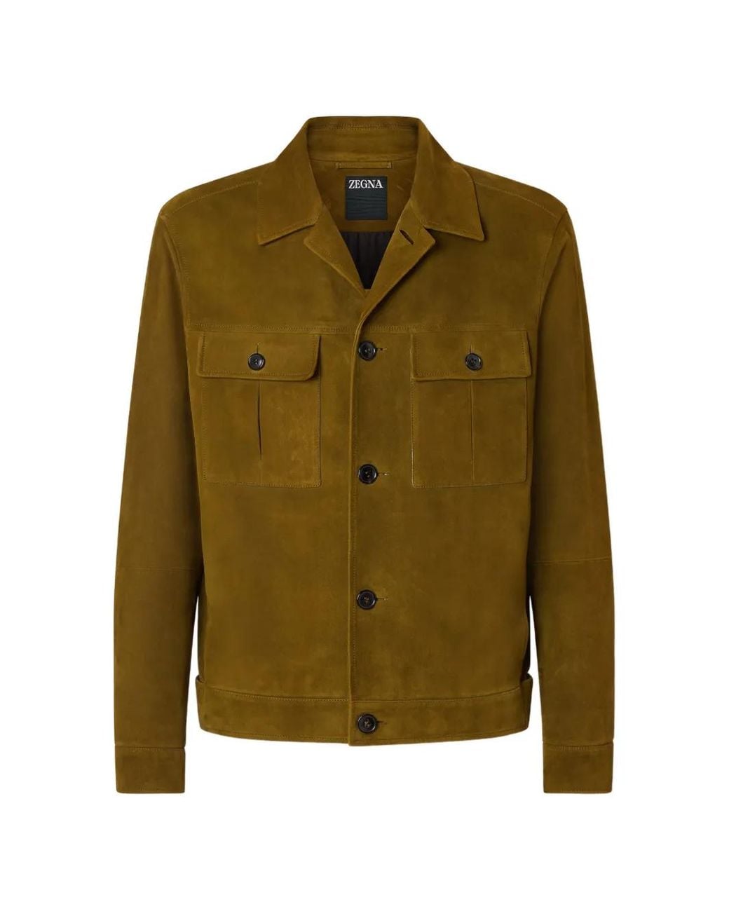 Zegna Green Chest-Pocket Jacket for men