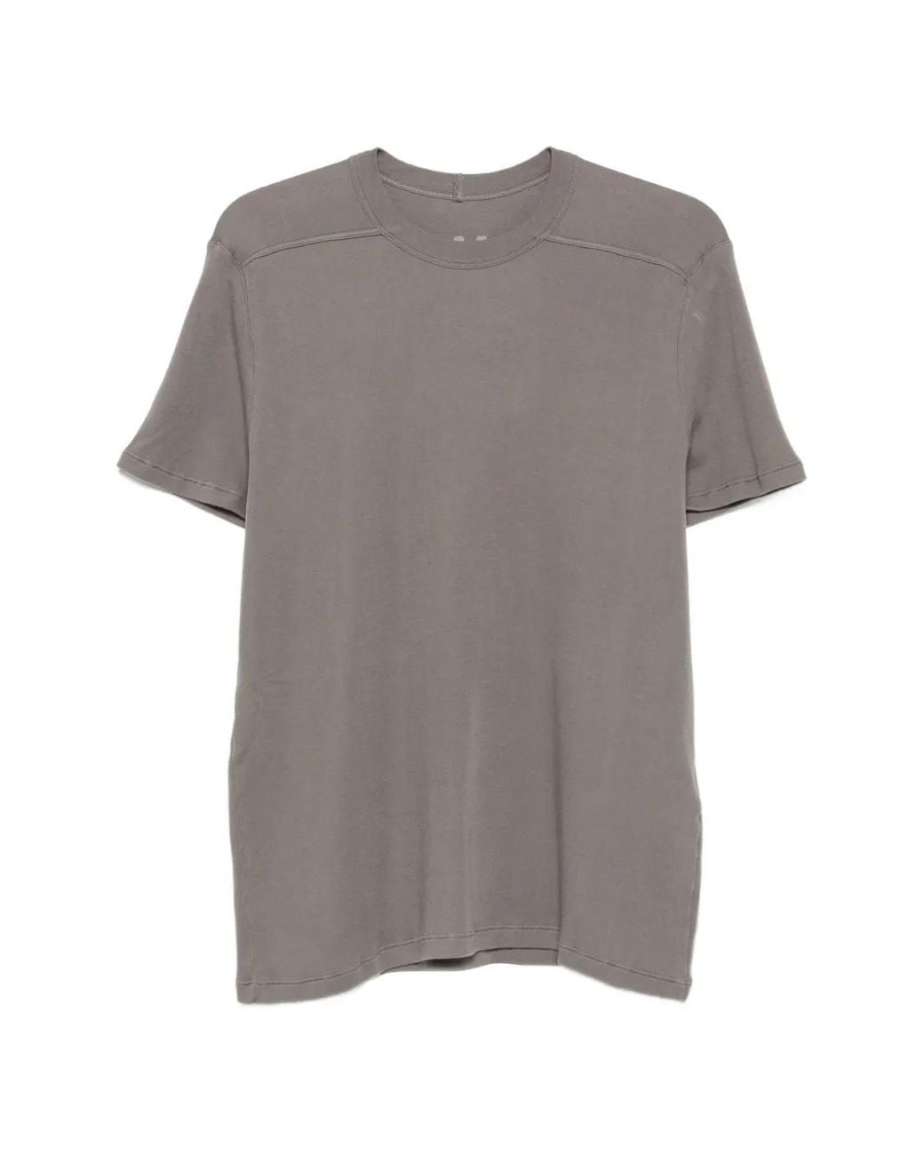 Rick Owens Gray T-Shirt À Col Rond for men