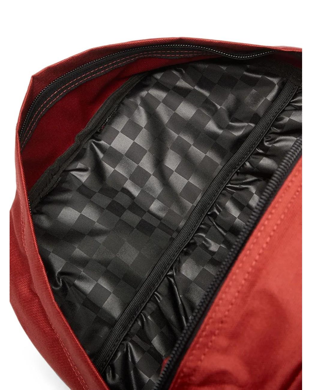 Vans Red Off The Wall Logo-Patch Backpack