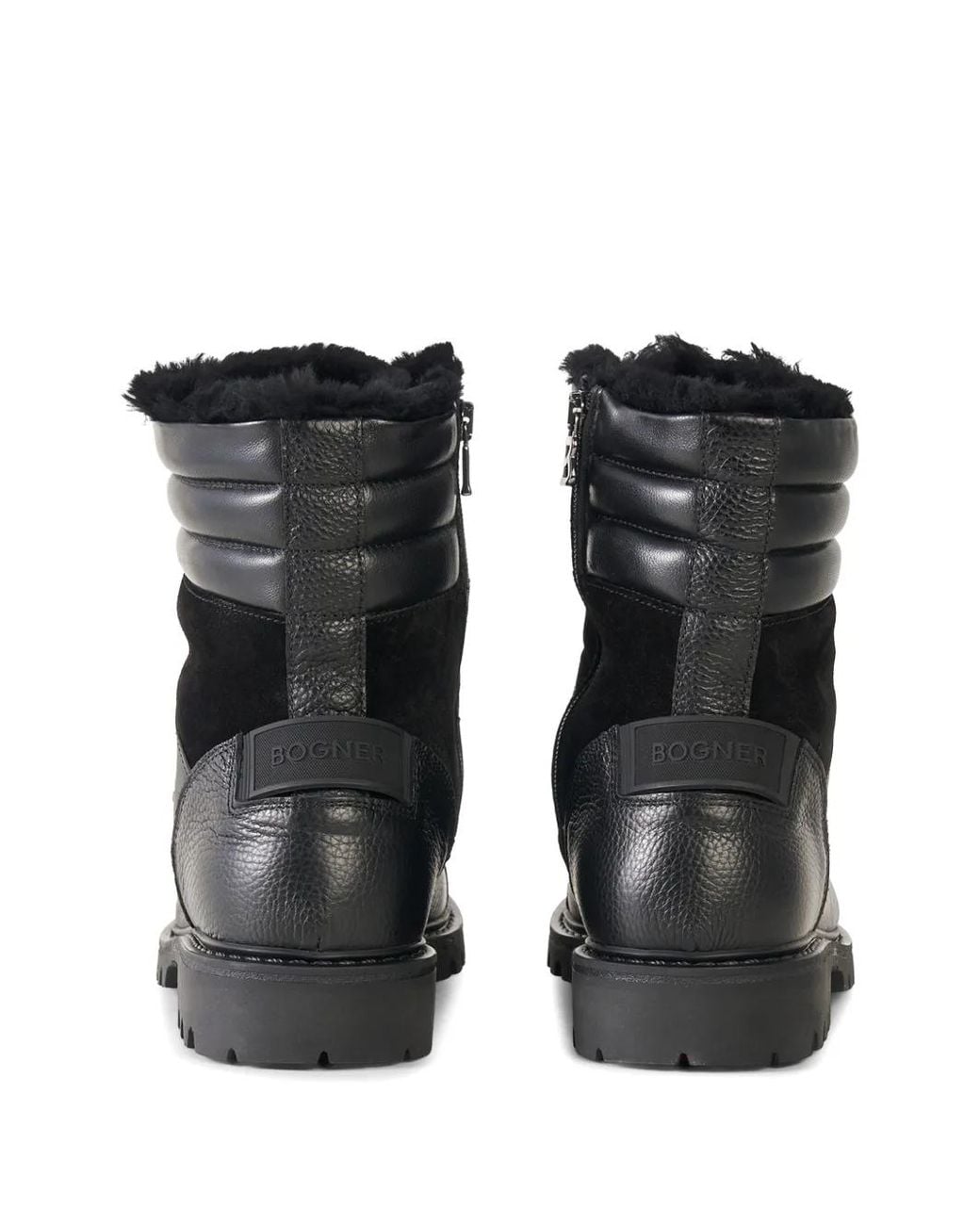 Bogner Black Helsinki Lace-Up Hiking Boots for men