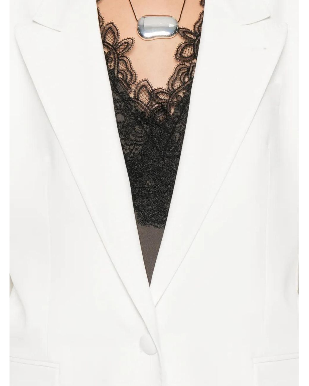 Eraldo White Single-Breasted Suit