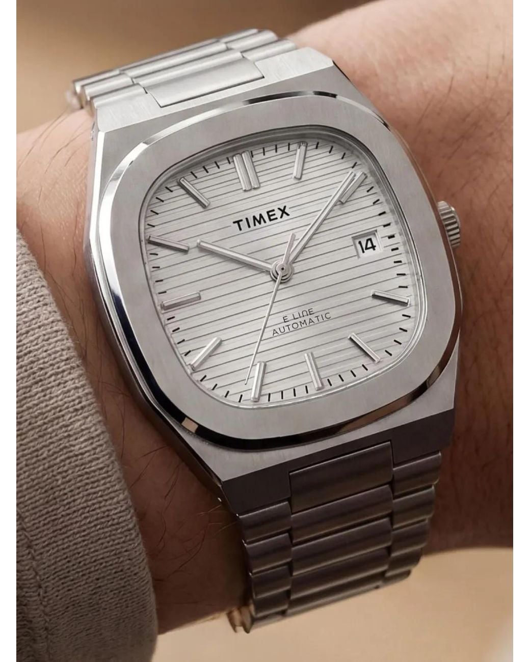 Timex Gray E Line 38Mm Watch for men