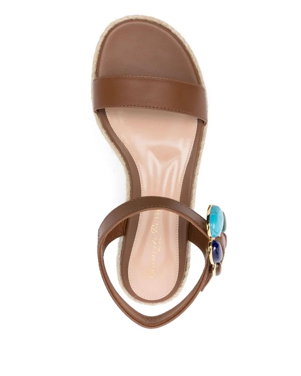 Gianvito Rossi Pink Luxurious Leather Sandals Crafted