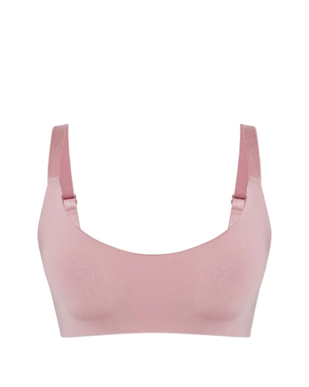 Heist Pink The Smooth Scoop-Neck Bralette
