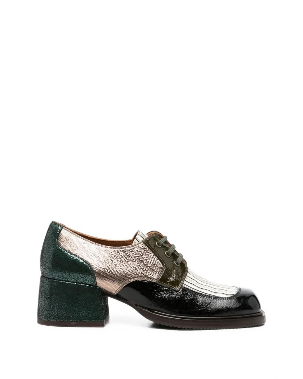 Chie Mihara Black Baiana Lace-Up Pumps