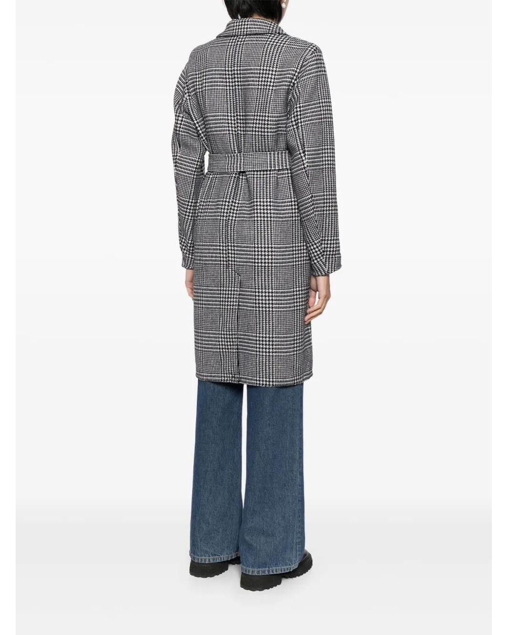 Tommy Hilfiger Gray Reversible Belted Coat