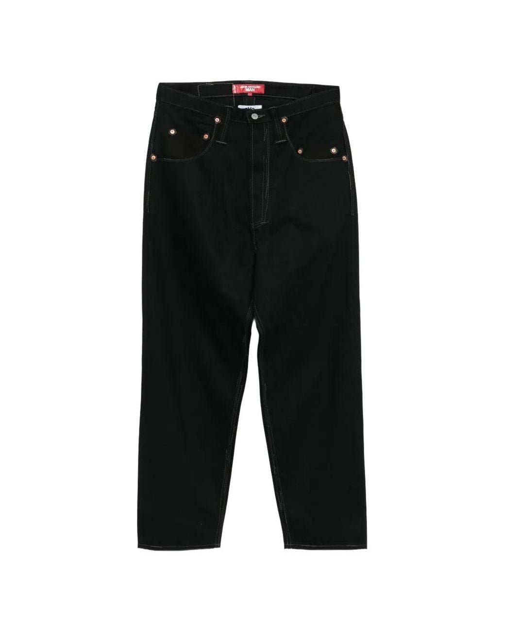 Junya Watanabe Black X Levi's Contrast-Stitch Jeans for men