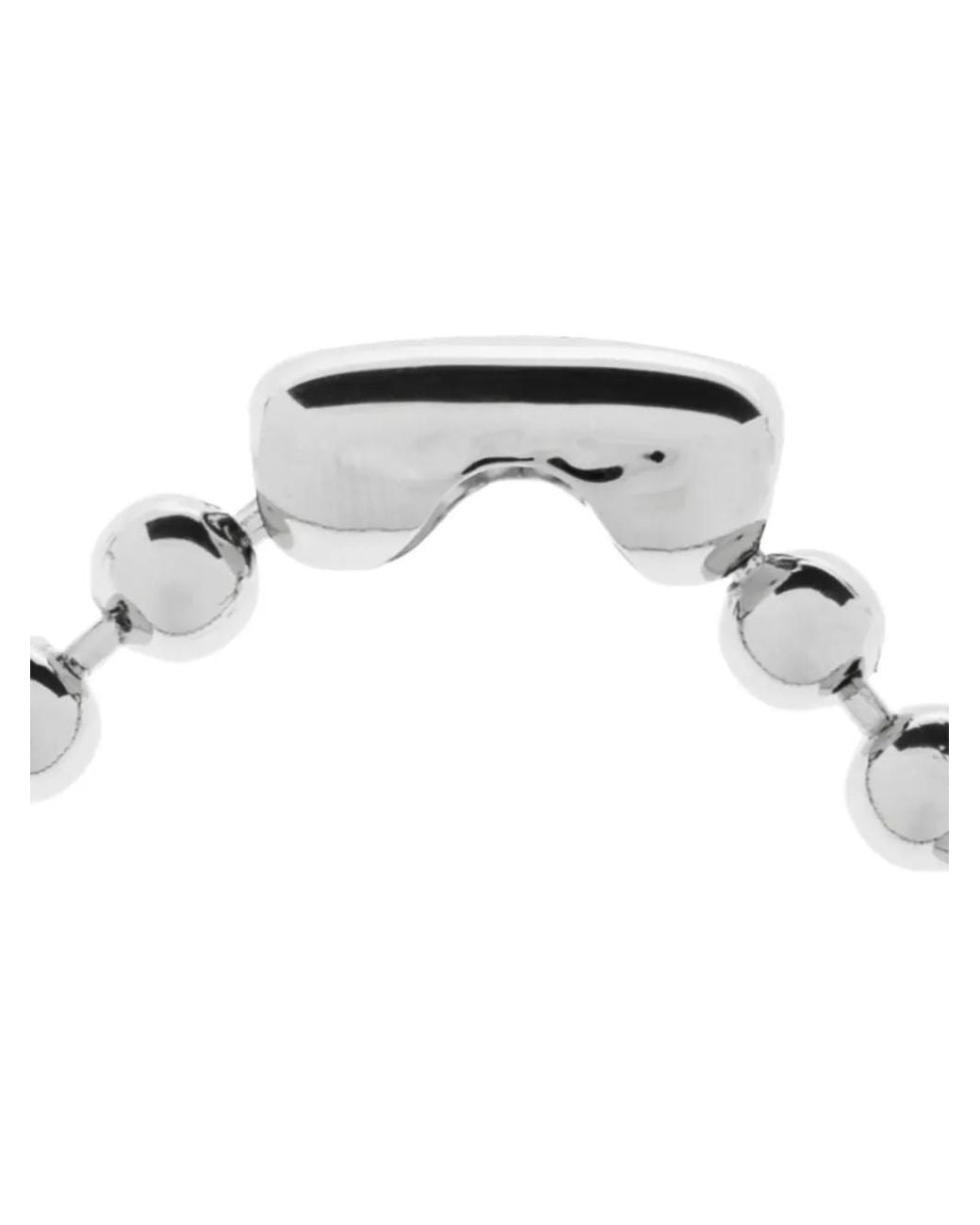 Off-White c/o Virgil Abloh Metallic Arrow Ballchain Bracelet for men