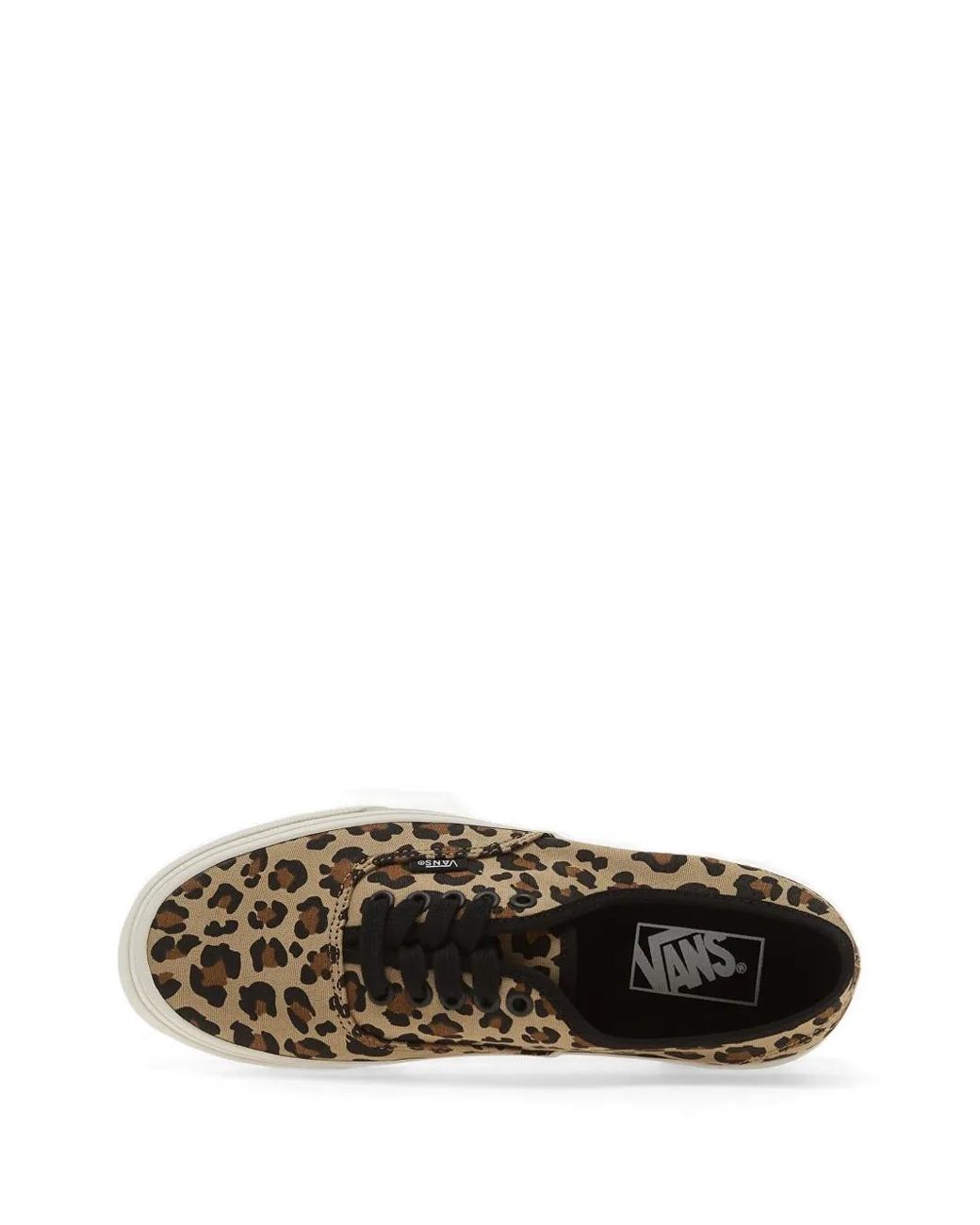 Vans Natural Authentic Leopard-Print Sneakers