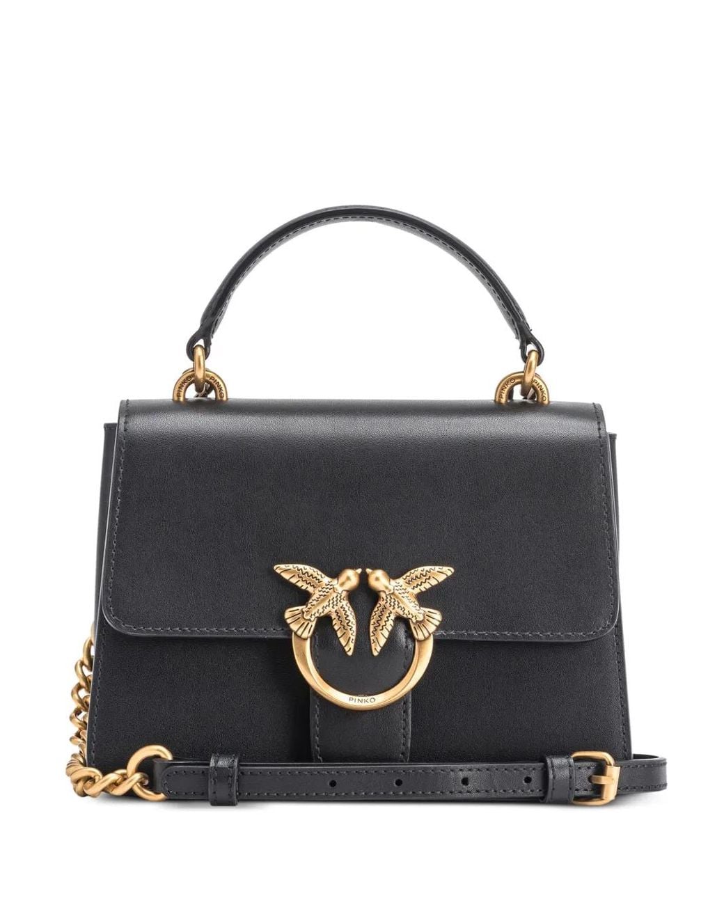 Pinko Black Mini Handbag Love Bag Top Handle