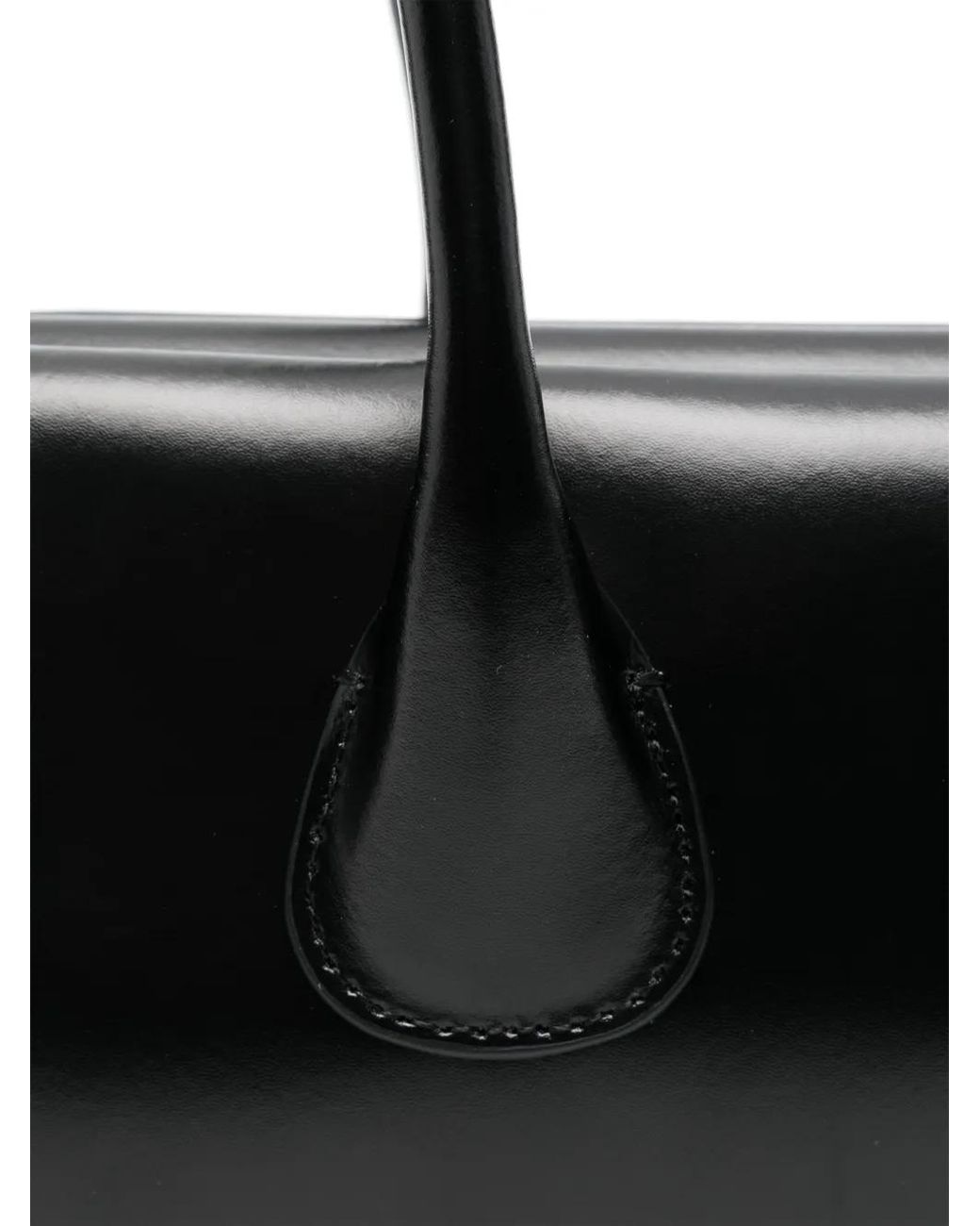 OSOI Black Mini Boat Wide Shoulder Bag