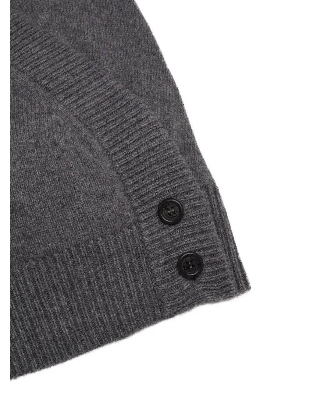 ARMARIUM Gray Elenia Wrap-Style Cardigan