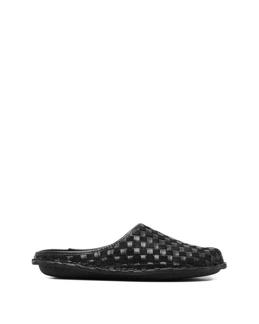 Comme des Garçons Black Sandales En Cuir Tressé for men