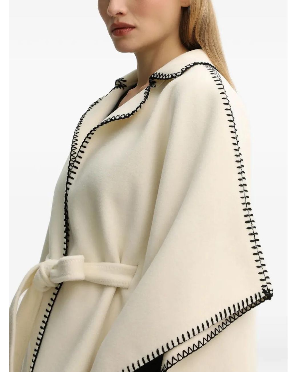 Morgan Natural Belted Cape