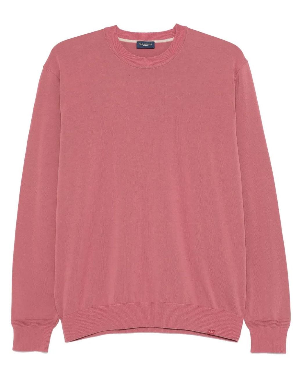 Paul & Shark Pink Cotton Sweater for men
