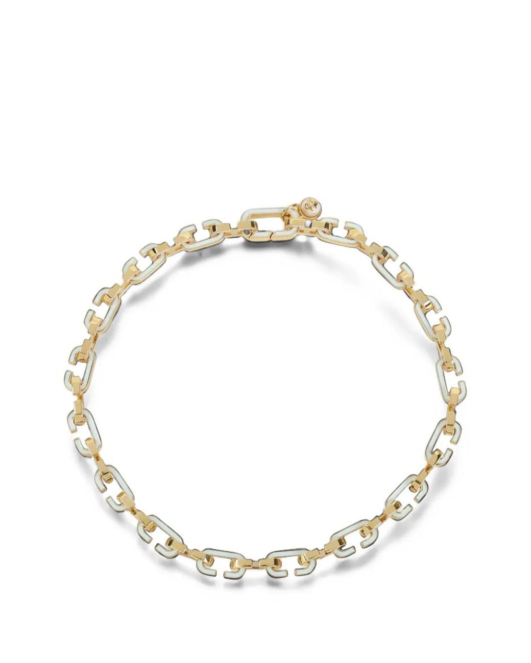 Casablanca Metallic Enamel C-Link Necklaces