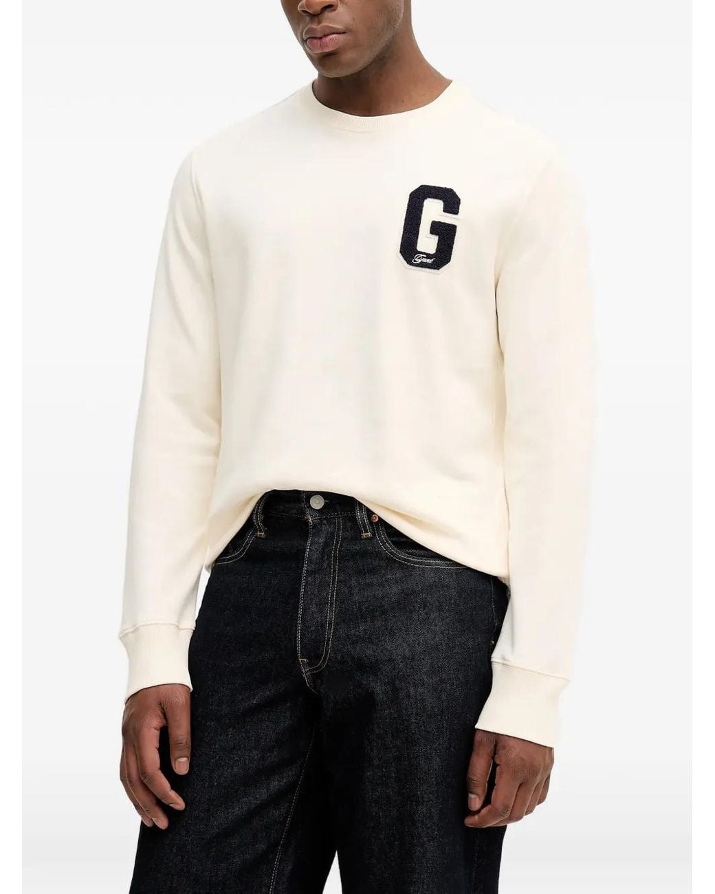 Gant Natural Appliqué Sweater for men