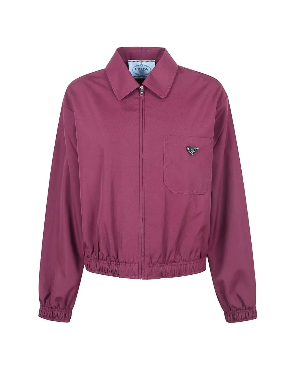 Prada Purple Poplin Jacket